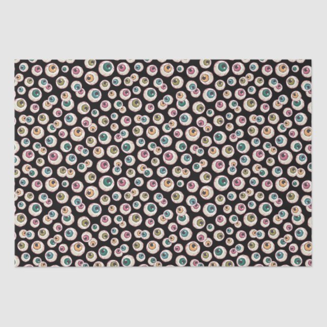 Halloween Eyeballs Seidenpapier (Vorderseite)