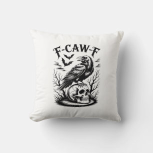 Halloween F-Caw-F Vogel Krähe Frauen Männer Trendy Kissen