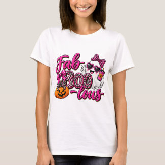 Halloween Fab-BOO-Lous mit Kürbis T-Shirt
