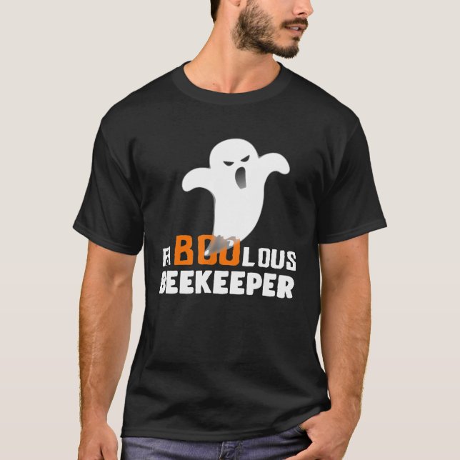 Halloween Faboolous Beekeeper Ghost Costume Funny T-Shirt (Vorderseite)