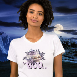 Halloween FaBOOlous Skull & Rose T-Shirt