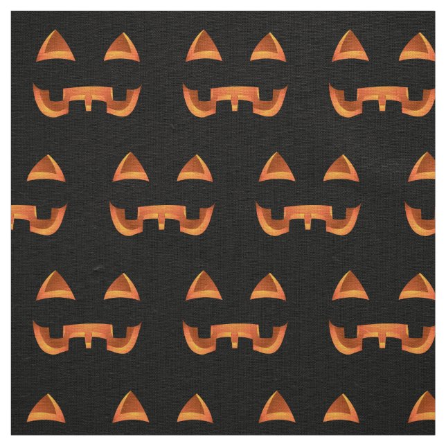 Halloween Fabric Jack-o-Lantern Stoffe individuali (Muster)