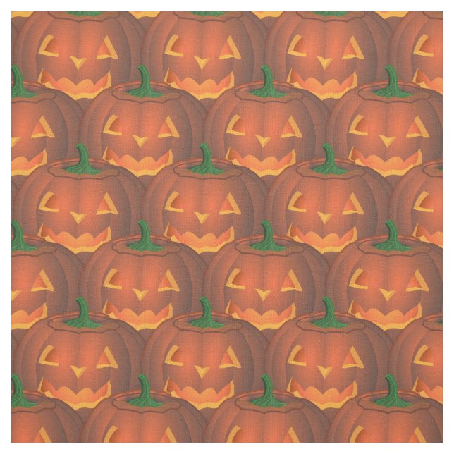 Halloween Fabric Jack-o-Lantern Stoffe individuali (Muster)
