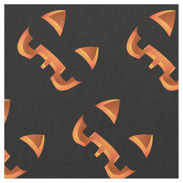 Halloween Fabric Jack-o-Lantern Stoffe individuali (Nahaufnahme)