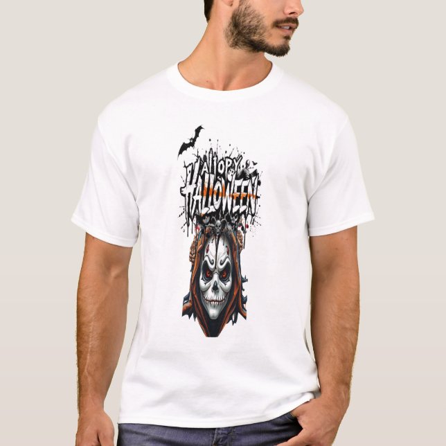 Halloween face graffiti art  for family men women  T-Shirt (Vorderseite)