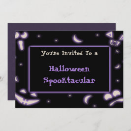 Halloween Faces Einladung