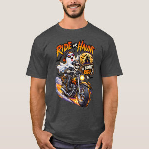 Halloween-Fahrt oder Spuk: Eine knöcherne Fahrt au T-Shirt