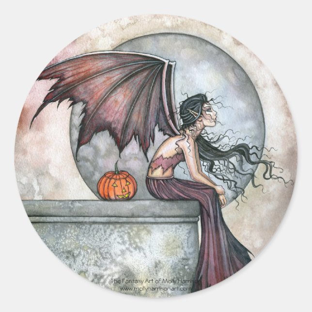 Halloween Fairy Gothic Stickers von Molly Harrison (Vorderseite)