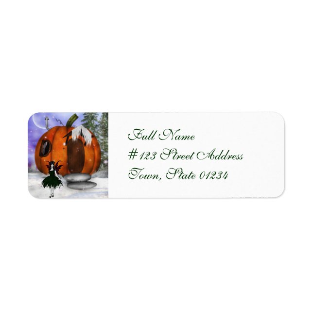 Halloween Fairy Mailing Labels (Vorne)