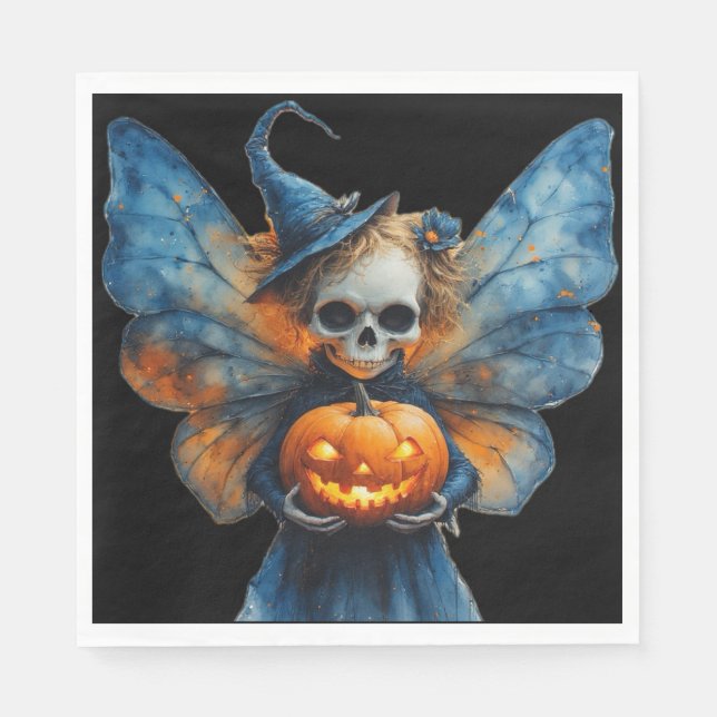 Halloween Fairy Serviette (Vorderseite)
