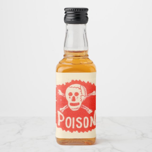 Halloween-Fake-Gift Alkoholflaschenetikett (Vorderseite)