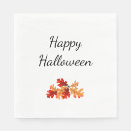 Halloween Fall Foliage Elegante Blätter Serviette