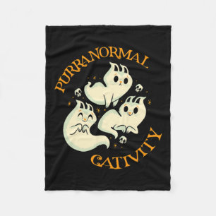Halloween Fall Fun Niedlich Purranormal Kreativitä Fleecedecke