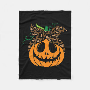 Halloween Fall Niedlich und Fun Pumpkin Fleecedecke