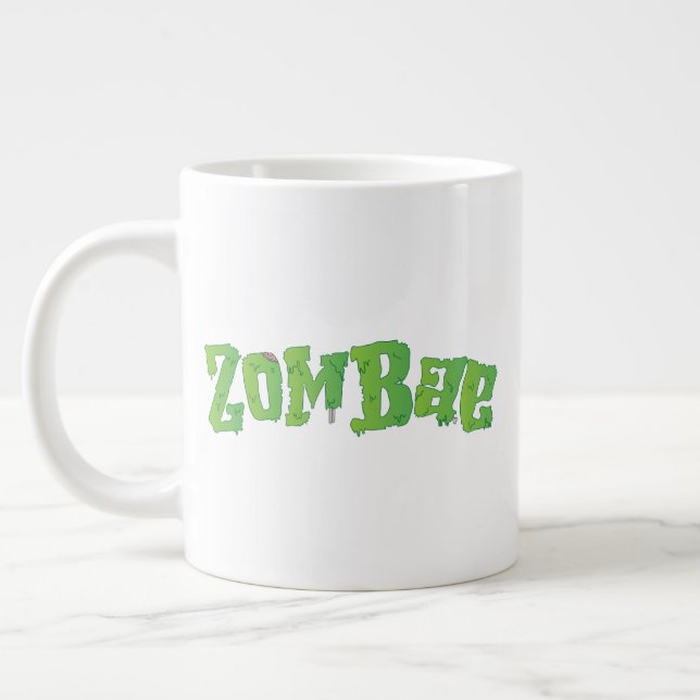 Halloween Family Couple Matching Zombie Zombae Jumbo-Tasse (Links)