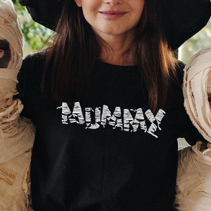 Halloween Family Matching Funny Mama Mommy Mummy T-Shirt