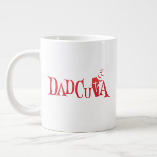 Halloween Family Matching Vater Dadcula Dracula Jumbo-Tasse