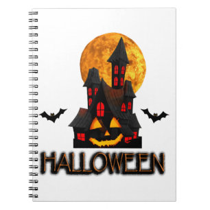 Halloween-Fan, lustiger Halloween, Frohes Hallowee Notizblock
