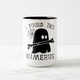 Halloween fand ich diesen Humerus Geist Zweifarbige Tasse