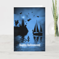 Halloween-Fantasie-Hexen-Meerjungfrau-Ozean
