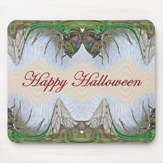 Halloween Fantasmagorale Cicada Items Mousepad (Vorne)