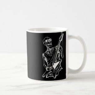 Halloween Faules Kostüm Skelett Gitarre Musiker  Kaffeetasse