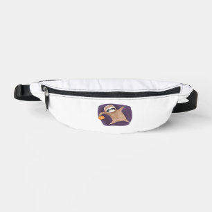 Halloween-Faultier mit Kürbis Classic T-Shirt Bauchtasche