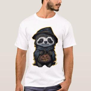 Halloween-Faultier Oversized-T-Shirt T-Shirt