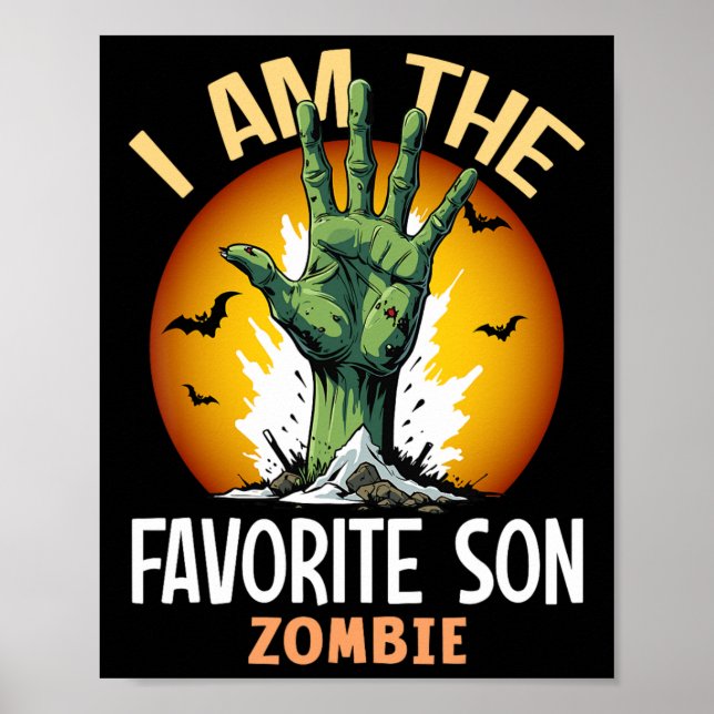 Halloween-Favorite Son Zombie-Kostüm Poster (Vorne)