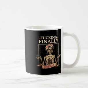 Halloween Fcking endlich Brautjungfer Skelett Chel Kaffeetasse
