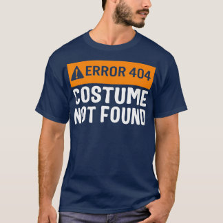 Halloween-Fehler 404 Kostüm nicht gefunden Kodieru T-Shirt