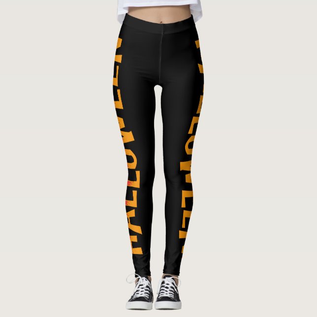 Halloween-Feier Leggings (Vorderseite)
