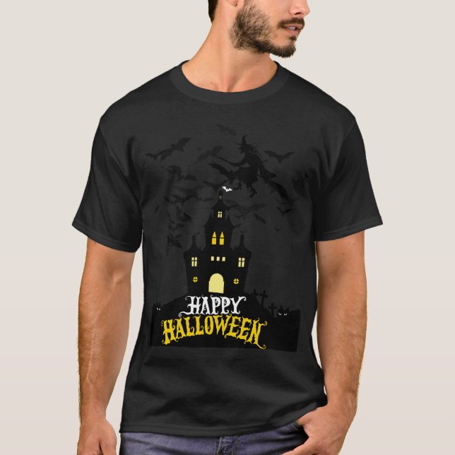 Halloween-Feier T-Shirt (Vorderseite)