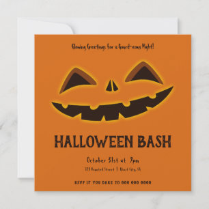 Halloween-Feierabendeinladung Einladung