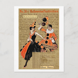 Halloween-Feierlichkeiten Postkarte