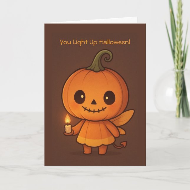 Halloween Feiertagskarte (Vorderseite)