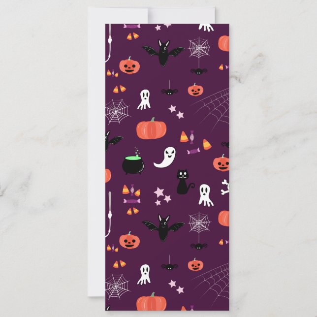 Halloween Feiertagskarte (Vorderseite)