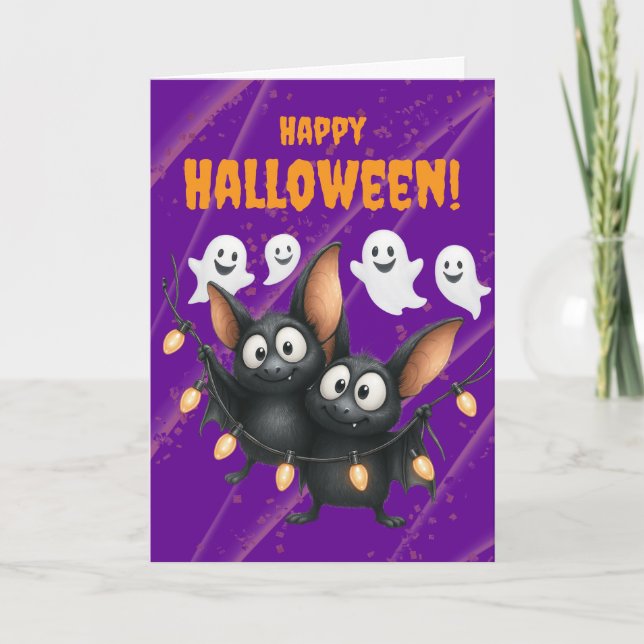 Halloween Feiertagskarte (Vorderseite)