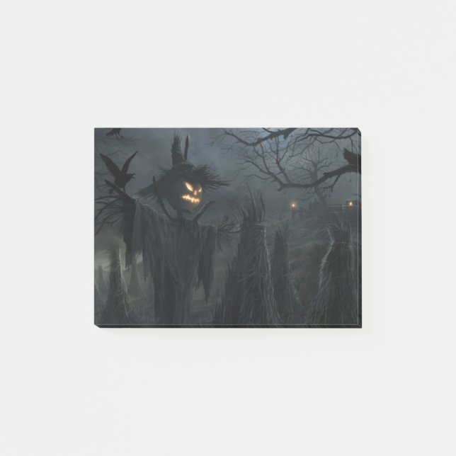 Halloween-Feld des Todes Post-it Klebezettel (Vorderseite)