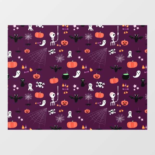 Halloween Fensteraufkleber (Blatt)