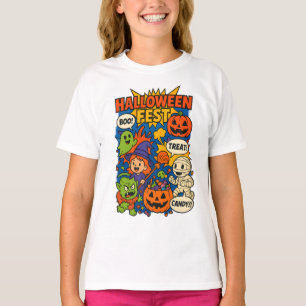 Halloween Fest Comic Retro Kleidung Unisex einziga T-Shirt