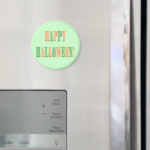 Halloween Festival Text Magnet