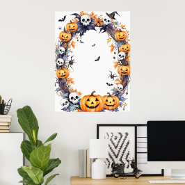 Halloween-Festivalrahmen Poster