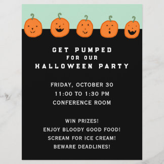 Halloween Firmenparty Flyer