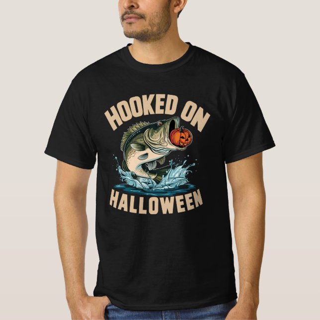Halloween-Fischen T-Shirt (Vorderseite)