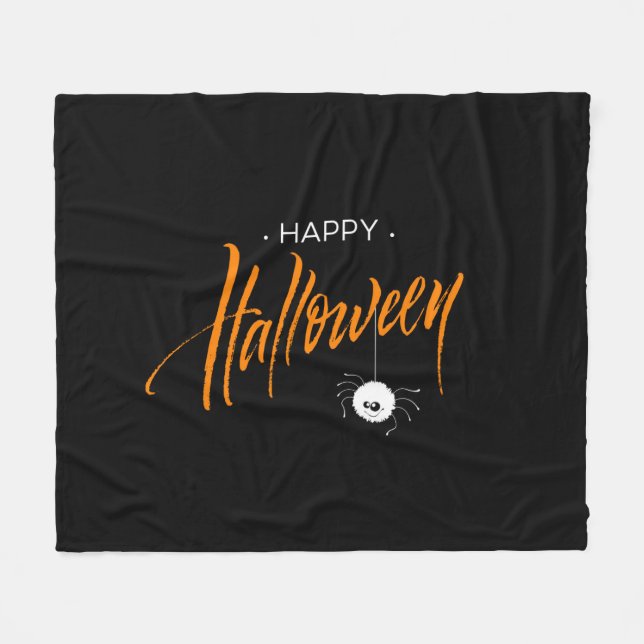 Halloween-Flanell-Decke Fleecedecke (Vorderseite (Horizontal))