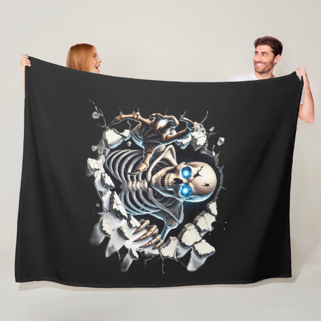 Halloween-Flanelldecke Fleecedecke (Beispiel)