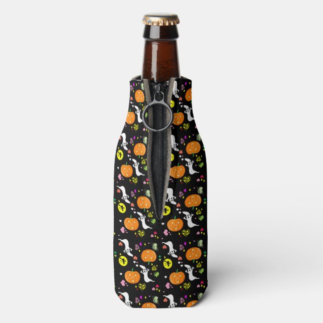 Halloween Flaschenkühler (Flasche Rückseite)