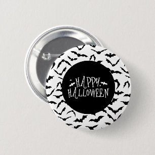 Halloween-Fledermaus-Anstecknadel Button