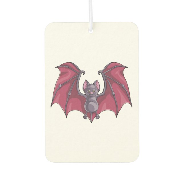 Halloween-Fledermaus Autolufterfrischer (Vorderseite)
